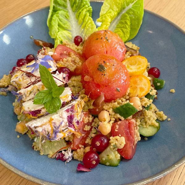 Essen im Café Orchidee Linz
