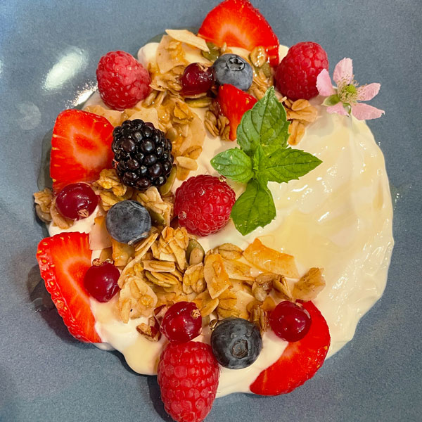 Essen im Café Orchidee Linz