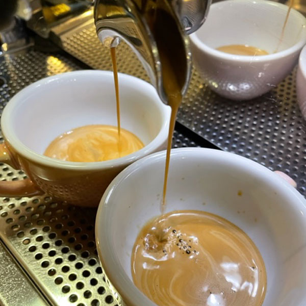 Siebträgerkaffeemaschine